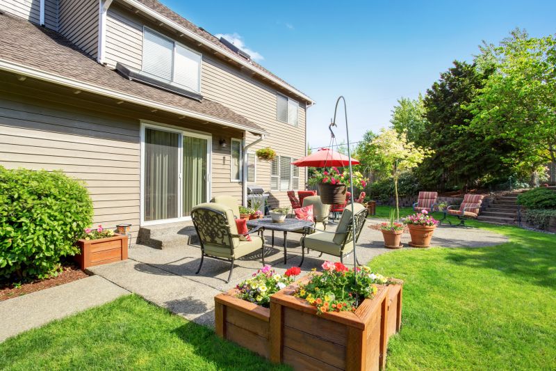 Backyard Concrete Pouring